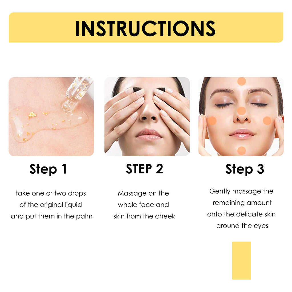 24K Gold Collagen Protein Lifting Serum – Brighten, Tighten & Soften Skin