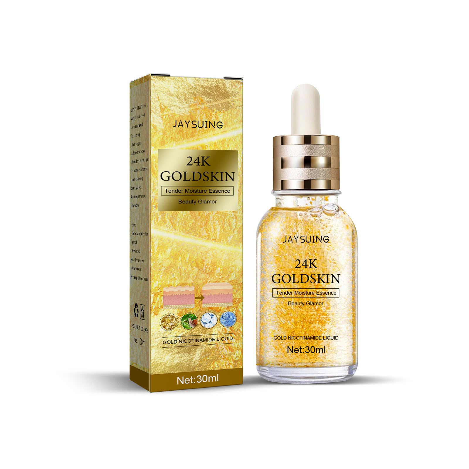 24K Gold Collagen Protein Lifting Serum – Brighten, Tighten & Soften Skin